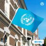 Vlaggenclub.nl Vlag Verenigde Naties 100x150cm - Glanspoly