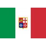 Vlaggenclub.nl Italiaanse vlag met wapen 30x45cm