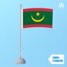 Vlaggenclub.nl Tafelvlag Mauritanie 10x15cm