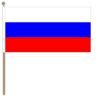 Vlaggenclub.nl Zwaaivlag Rusland 15x22,5cm   stof