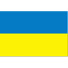 Vlaggenclub.nl Oekraiense vlag 40x60cm