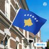 Vlaggenclub.nl Vlag Kosovo 100x150cm - Glanspoly