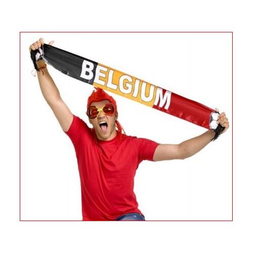 Vlaggenclub.nl Sjaal met Belgische vlag