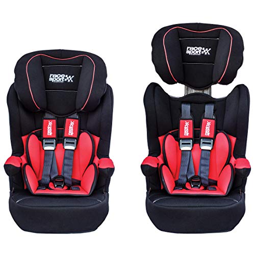 SUMEX TUR643701 kinderzitje groep 1-2-2 Isofix rood/zwart