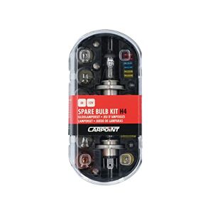 Carpoint H4 vervangingslampenset auto   Autolampenset H4 30-delig   Lampen en zekeringen