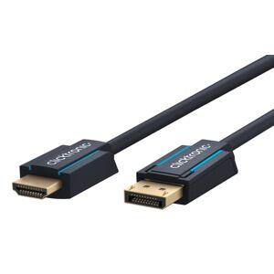 CLIKTRONIC DisplayPort/HDMITM adapterkabel Ultra High Speed kabel DisplayPort/HDMITM 4K@60Hz