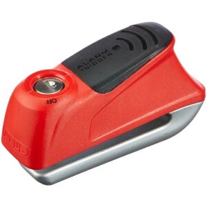 ABUS Trigger Alarm 345 Remschijfslot, motorslot met 100 dB alarm,  veiligheidsniveau 8, rood