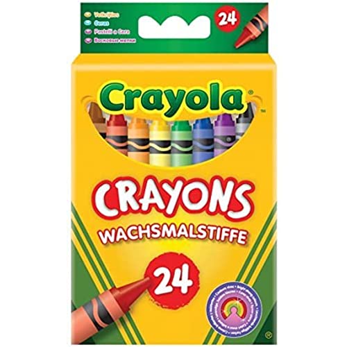 CRAYOLA , Crayons 24 Waskrijtjes Waskrijt van topkwaliteit Extra stevig