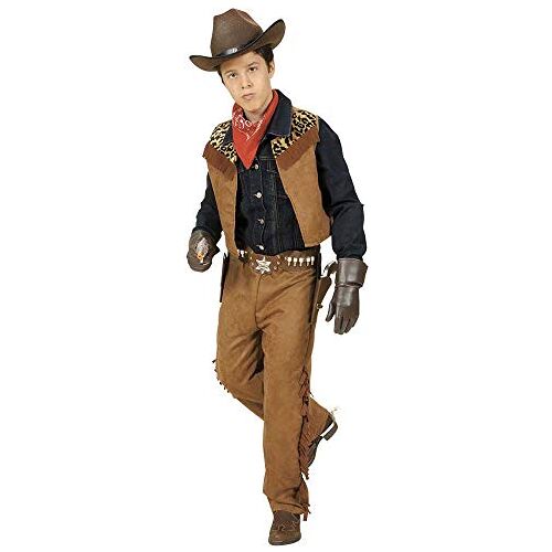 Widmann 42776 Cowboy/indianen, jongens, bruin, 128 cm