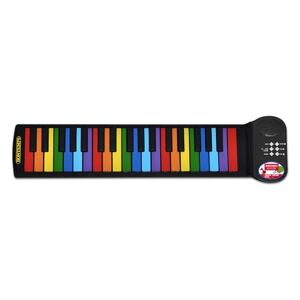 Bontempi ColorKeys – pianoroll-up 37 toetsen met kleurrijke noten voor het leren en maken van melodieën met plezier