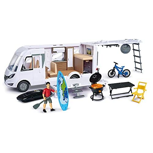 Dickie Toys Playlife Speelgoed kampeerwagen 30 cm Opvouwbare kampeerwagen met Vanaf 3 jaar