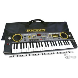 Bontempi School Digital Keyboard 15 4920 49 Touches Noir