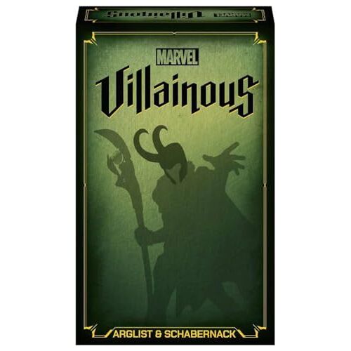 Ravensburger 27296 Marvel Villainous: Malicious & Schabernack Duitse editie van de 1e uitbreiding Strategiespel met verwrongen spelethiek vanaf 12 jaar: Malicious & Schabernack