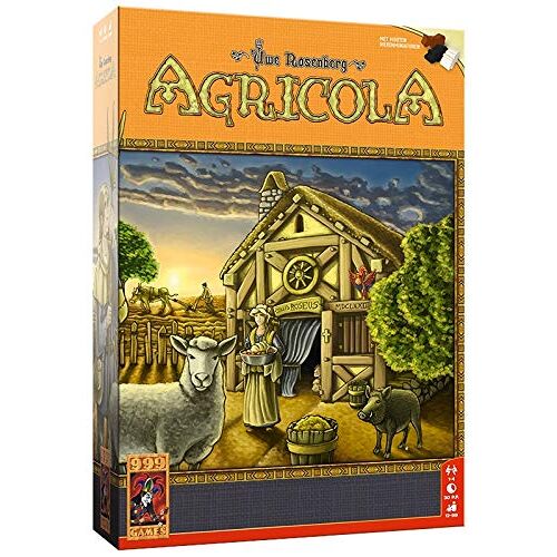 999 Games Agricola Bordspel Basisspel vanaf 12 jaar Een van de beste spellen van 2016 Uwe Rosenberg Draften,Worker placement voor 1 tot 4 spelers 999-AGR01B