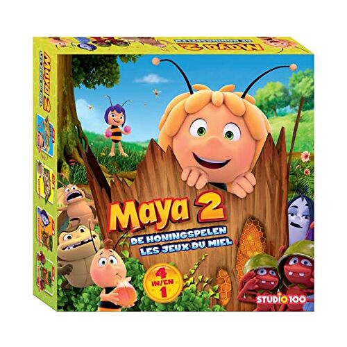 Studio 100 Maya de Bij bordspel 4 in 1 De Honingspelen