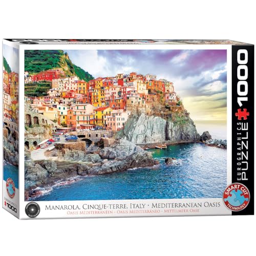 EuroGraphics Cinque Terre Manarola, Italië 1000-delige puzzel