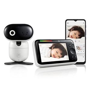 Motorola PIP1610 HD Con ,Connected WIFI video babyfoon met 5" HD 720p scherm en full HD app Pannen, kantelen en zoomen op afstand Praten in twee richtingen Veilig en privé