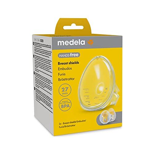 Medela Handsfree borstkappen, 2 x borstkappen, BPA-vrij, accessoires voor handsfree borstpomp, accessoires voor handsfree opvangschalen