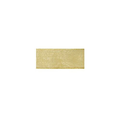 Rayher 5521606 organza lint, 7 mm, SB-rol 10 m, goud