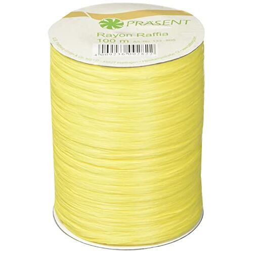 Onbekend Pressent knutselband, geel, 100 m spoel