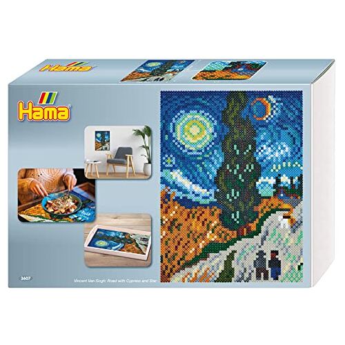 Hama Pixel Art Van Gogh Box 10.000 kralen en 6 platen strijkkralen grootte midi creatief