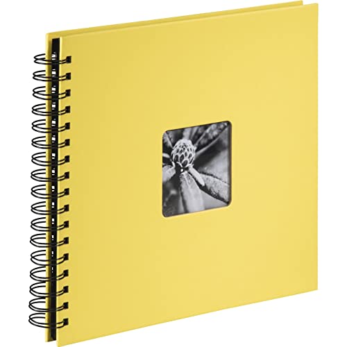 Hama Spiraal album, papier, geel, 28 x 24 cm