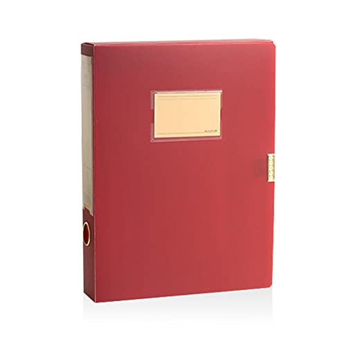 JOYLYJOME Premium archiefdoos, geschikt voor het bewaren van documenten, retrokleur, rood (verpakking van 18)
