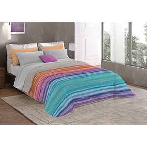 Italian Bed Linen MB Home Italy"Fantasy" winterdekbed, Rainbow, 260x260 cm