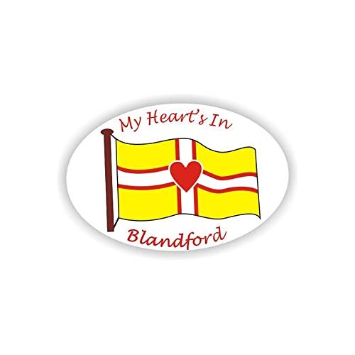 Sea View Stickers Mijn hart in Blandford autosticker