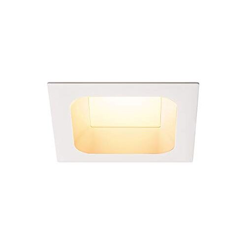 SLV wand- en plafondinbouwarmatuur VERLUX/plafond- en wandverlichting binnen, ledspot, inbouwarmatuur, wandinbouwarmatuur, plafondspot / 3000K 22 W 1800 lm wit dimbaar 80 graden,wit