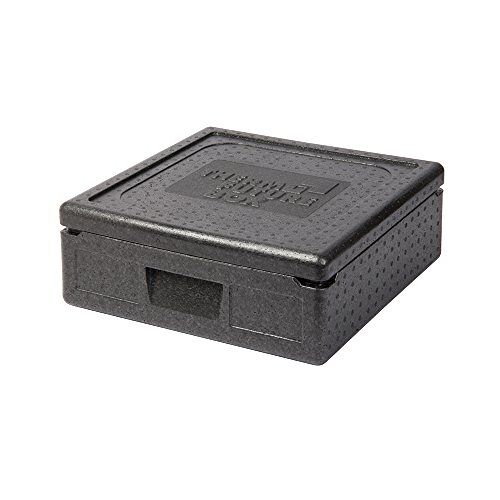 Thermo Future Box transport- en isolatiebox, EPP (geëxpandeerd polypropyleen), zwart, 350 x 350 x 100 mm