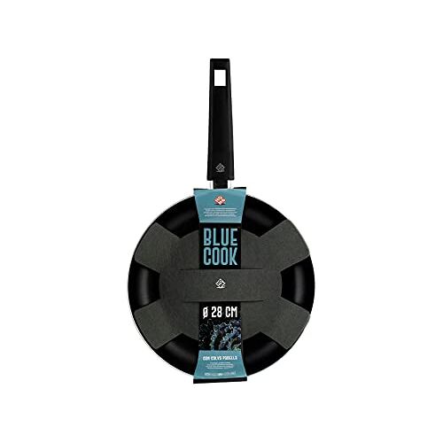 Home 759390 Antiaanbak-braadpan, Bluecook, inductie, pannenbescherming, 28 cm, aluminium