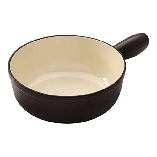 KUHN RIKON Fondue Caquelon Kaasfondue, gietijzer, zwart, 20 cm