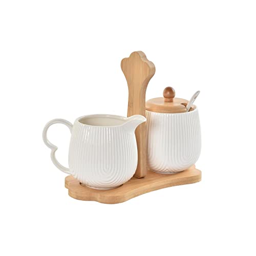 DKD Home Decor melk en suikerpot, standaard