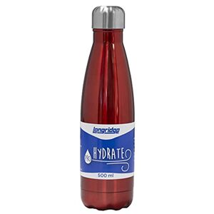 Longridge Unisex's Hydrate 500Ml Drinkfles Water, Rood, ONE Size