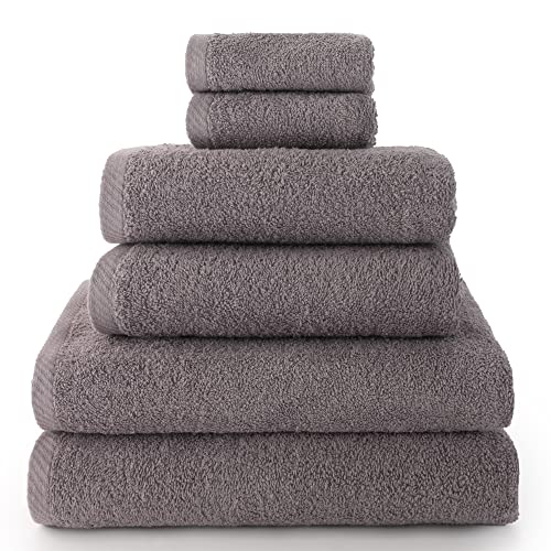 Top Towels Handdoekenset 2 handdoeken, 2 badhanddoeken en 2 bidedoeken 100% katoen 500 g/m13