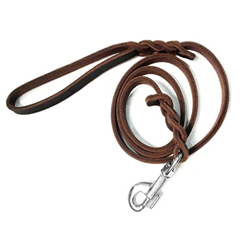 N\A Hond Leash Lederen Training Lead Leash Lederen Riem Veiligheid Tractie Touw Voor Kleine en Middelgrote Honden 1.5m