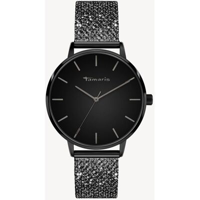 TAMARIS Horloge zwart - 36mm zwart female TAMARIS Horloge zwart - 36mm zwart female