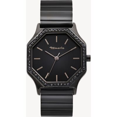 TAMARIS Horloge zwart - 30mm zwart female TAMARIS Horloge zwart - 30mm zwart female