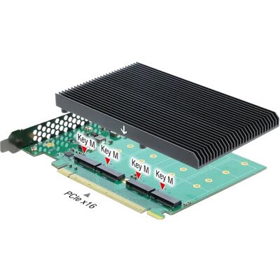 DeLOCK PCI Express Card > 4 x internal M.2 controller DeLOCK PCI Express Card > 4 x internal M.2 controller