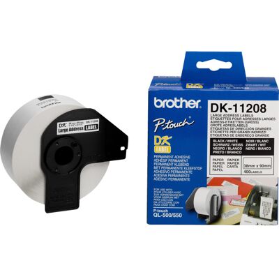 Brother DK-11208 printlint Brother DK-11208 printlint