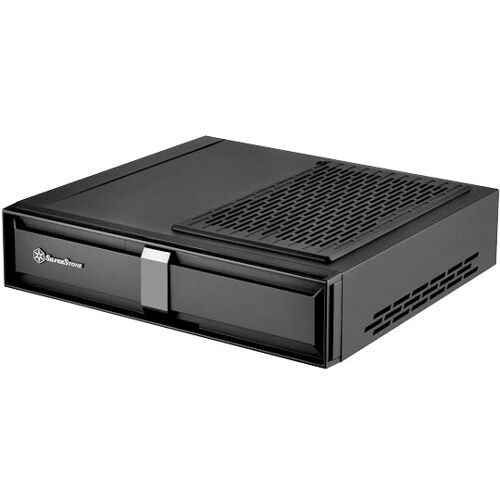 Silverstone SST-ML08B desktop behuizing 2x USB-A 3.2 (5 Gbit/s), 2x Audio