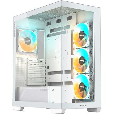 GIGABYTE C500 Panoramic Stealth Ice midi tower behuizing GIGABYTE C500 Panoramic Stealth Ice midi tower behuizing