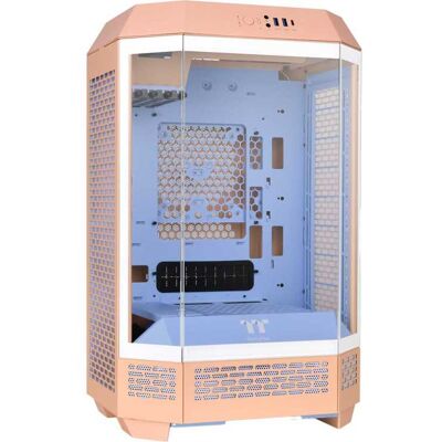 Thermaltake The Tower 300 - Peach Fuzz mini tower behuizing Thermaltake The Tower 300 - Peach Fuzz mini tower behuizing