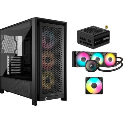 Corsair ICUE Bundle midi tower behuizing Corsair ICUE Bundle midi tower behuizing