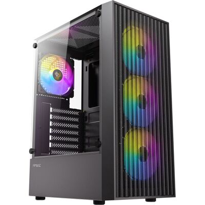 Antec AX27 RGB Elite midi tower behuizing Antec AX27 RGB Elite midi tower behuizing
