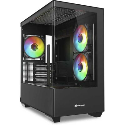 Sharkoon ELITE SHARK CM100 midi tower behuizing Sharkoon ELITE SHARK CM100 midi tower behuizing