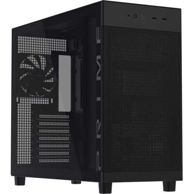 Asus Prime AP303 - Tempered Glass Panel midi tower behuizing Asus Prime AP303 - Tempered Glass Panel midi tower behuizing