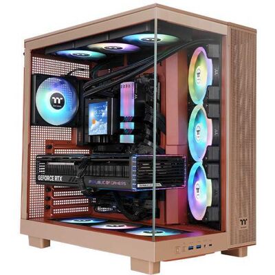 Thermaltake View 380 XL TG ARGB Gravel Sand midi tower behuizing Thermaltake View 380 XL TG ARGB Gravel Sand midi tower behuizing