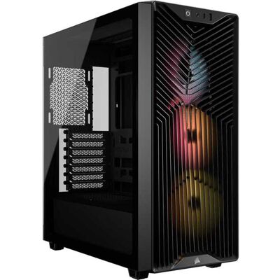 Corsair 3200D RS ARGB Black midi tower behuizing Corsair 3200D RS ARGB Black midi tower behuizing